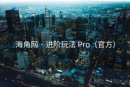 海角网 · 进阶玩法 Pro（官方）