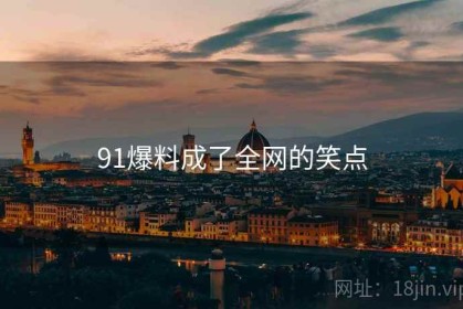 91爆料成了全网的笑点