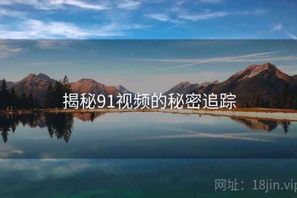 揭秘91视频的秘密追踪