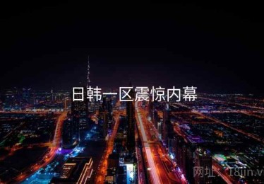 日韩一区震惊内幕