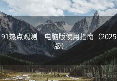 91热点观测｜电脑版使用指南（2025版）
