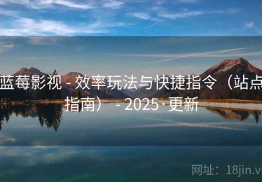 蓝莓影视 - 效率玩法与快捷指令（站点指南） - 2025·更新
