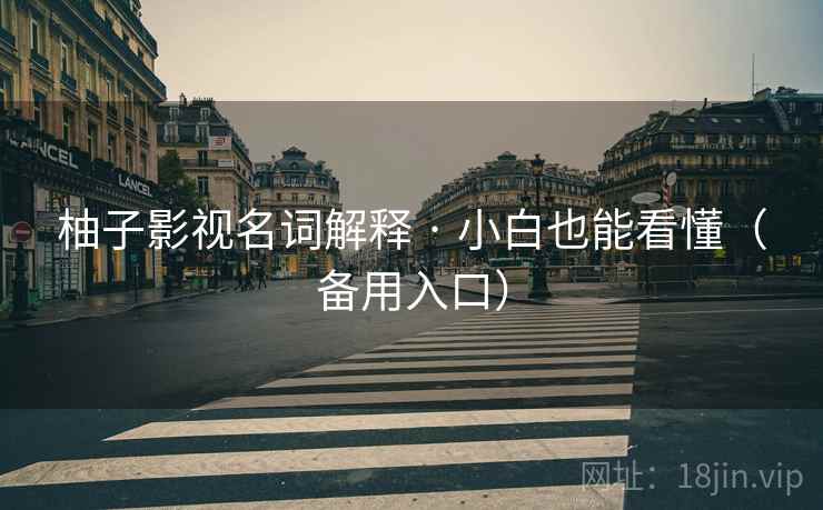 柚子影视名词解释 · 小白也能看懂（备用入口）